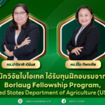 นักวิจัยไบโอเทค ได้รับทุนฝึกอบรมจาก Borlaug Fellowship Program, United States Department of Agriculture (USDA).