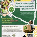 โอกาสสำหรับผู้ประกอบการ SME ด้านอาหารและที่เกี่ยวข้อง “โครงการลดการสูญเสียในระหว่างกระบวนการผลิตผลิตภัณฑ์อาหาร”